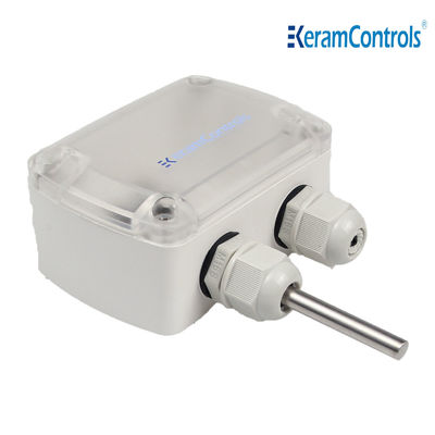 Nadajnik czujnika temperatury naścienny PC i ABS PT100 klasy A