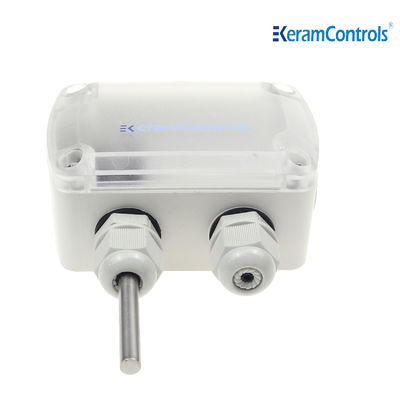 Nadajnik czujnika temperatury naścienny PC i ABS PT100 klasy A