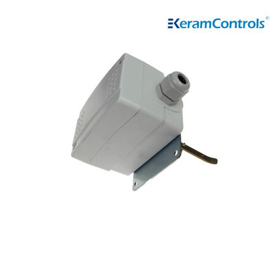 Instalacja rurociągu Przełącznik przepływu powietrza w kanale Biały przełącznik łopatkowy przepływu powietrza