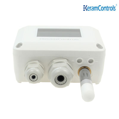 Przetworniki czujnika montowane w kanale powietrznym Temperatura Wilgotność RS485 IP65