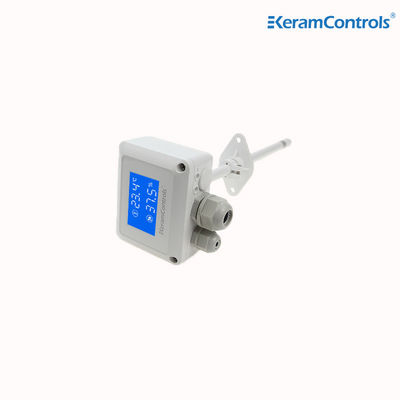 Kanałowy przetwornik temperatury i wilgotności z wyświetlaczem LCD 4-20mA
