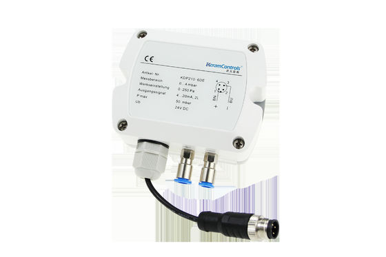 KDP210AC RS485 wyświetlacz LCD Hvac Przesyłacz ciśnienia różnicowego do czystych pomieszczeń